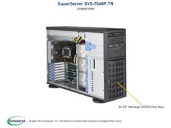 SuperMicro Special-Built Dual-CPU Server (7049P-TROTO36)) | 2x Intel Xeon 4110 8-Core Processors, 64GB RAM, 2x 480GB SSD, 1x 4T