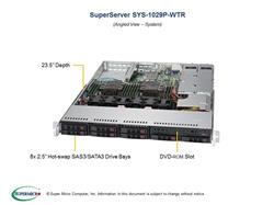 SuperMicro Special-Built Dual-CPU Intel Xeon 3104 6-Core 1.7GHz 32GB 2x 2.4TB SAS Drives 1U Rack Server (1029P-WTR-OTO28) - 2x 