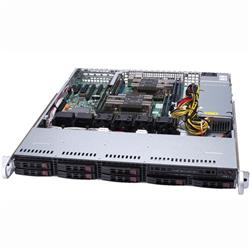 Supermicro Dual-CPU Intel Xeon 4208 8-Core 2.1GHz 64GB 4x 900GB SAS HDD + 2x 800GB SAS SSD 1U Rack Server