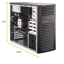 Supermicro Intel Xeon W-2255 10-Core 3.7GHz 32GB 1x 480GB SSD 1x 2TB HDD nVidia GF RTX3090 24GB Workstation