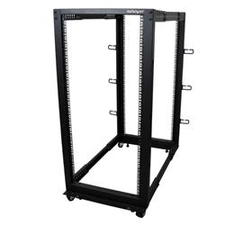 StarTech 25U Adjustable Depth Open Frame 4 Post Server Rack (4POSTRACK25U)