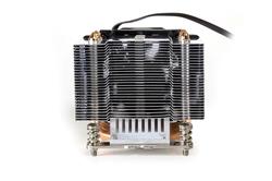 Dynatron A24 AM4/AM5 CPU Heatsink Fan for 2U & up Server Workstation - Active Fan Side Blow | Aluminum Stacked Fin with Heat Pi