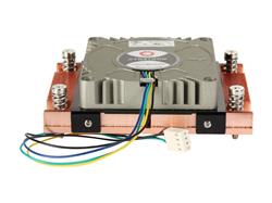 Ventilateur de dissipateur thermique Dynatron A18 AM4 pour serveur ou poste de travail 1U - souffleur actif | Ailettes en cu...