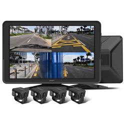 GekoGear Orbit T100 Dash Cam for Trucks & Fleet | 4-Channel Dashcam (1