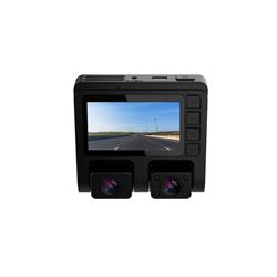 GekoGear Orbit D110 Dash Cam | 2-Channel Dual View Dashcam (1080p Full