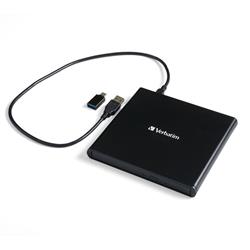 Verbatim External Slimline 8X DVD Writer, M-Disc Ready, USB 2.0