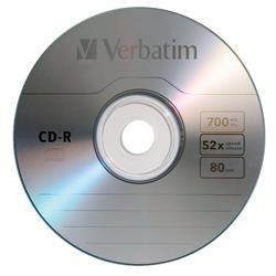 Verbatim CD-R 700MB 52X - 10pk Slim Case