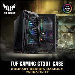 ASUS TUF Gaming GT301 Mid-Tower Compact Case for ATX Motherboards