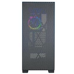 AZZA HIVE 440 ATX Gaming Computer Case, Tempered Glass Side Window, USB3.0 2*USB2.0, 12cm Digital RGB Fan, RGB SYNC with MB, P/