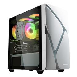 Enermax MarbleShell M MS20 ARGB Mini-Tower Gaming Case - White