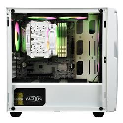 Enermax MarbleShell M MS20 ARGB Mini-Tower Gaming Case - White