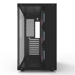 ARMOURY C701 Mid Tower Chassis with 4mm Tempered Glass | Pre-Installed 3x ARGB 120mm Fans & Controller(Open Box)