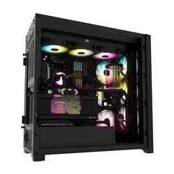 CORSAIR iCUE 5000X RGB Tempered Glass Mid-Tower ATX PC Smart Case