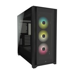 CORSAIR iCUE 5000X RGB Tempered Glass Mid-Tower ATX PC Smart Case