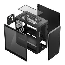 DeepCool MACUBE 110 Micro ATX Case with Full-size Magnetic Tempered