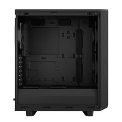 Fractal Design Meshify 2 Compact Black ATX Flexible High-Airflow Dark Tinted Tempered Glass Window Mid Tower Computer Case