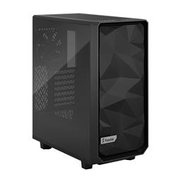 FRACTAL DESIGN Meshify 2 Compact Black ATX Flexible High-Airflow Light Tinted Tempered Glass Window Mid Tower Computer Case