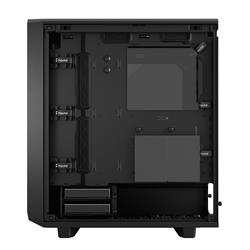 FRACTAL DESIGN Meshify 2 Compact Black ATX Flexible High-Airflow Light Tinted Tempered Glass Window Mid Tower Computer Case