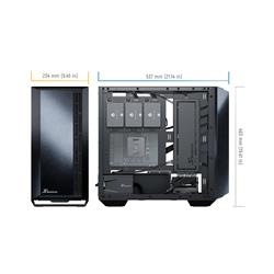 Seasonic Syncro Q704 Mid-Tower Case with Syncro DGC-850 Power Supply, ATX Design,Optimized cable management,Pre-installed 4 NID