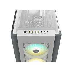 CORSAIR iCUE 7000X RGB Full-Tower ATX PC Case, White(Open Box)