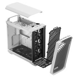 FRACTAL DESIGN Torrent White E-ATX Tempered Glass Window High-Airflow Mid Tower Computer Case(Open Box)