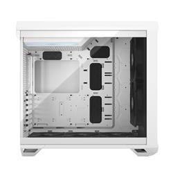 FRACTAL DESIGN Torrent White E-ATX Tempered Glass Window High-Airflow Mid Tower Computer Case(Open Box)