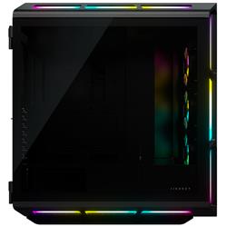 CORSAIR iCUE 5000T RGB Tempered Glass Mid-Tower Smart Case, Black