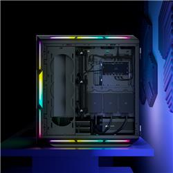 CORSAIR iCUE 5000T RGB Tempered Glass Mid-Tower Smart Case, Black