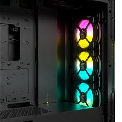 CORSAIR iCUE 5000T RGB Tempered Glass Mid-Tower Smart Case, Black