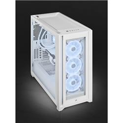 CORSAIR iCUE 5000X RGB QL Edition - True White