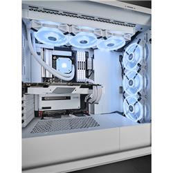 CORSAIR iCUE 5000X RGB QL Edition - True White