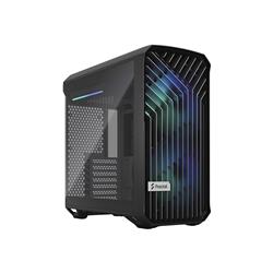 FRACTAL DESIGN Torrent Compact RGB Black TG Light Tempered Glass High-Airflow ATX Computer Case(Open Box)