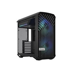 FRACTAL DESIGN Torrent Compact RGB Black TG Light Tempered Glass High-Airflow ATX Computer Case(Open Box)