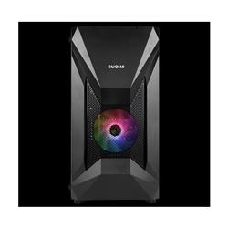 Gamdias ATHENA E1 Elite, mesh high air flow, Preinstalled ARGB 120mm fan w/ 5v 3pin sync, 120mm Fan, side tempered glass,280mm 