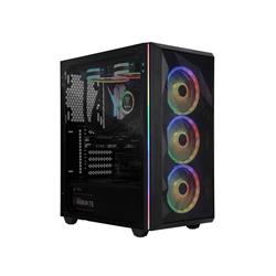 Gamdias ATHENA M2, High airflow mesh, 3x ARGB 120mm fans w/ 5v 3pin sync, LED Strips, tempered glass side panel, ATX gaming cas