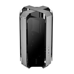 oîtier ATX AZZA Opus 809 - Double Orientation - Aluminium Fraisé CNC - Verre Trempé à 4 Côtés avec Vue à 360 Degrés - Câble ...