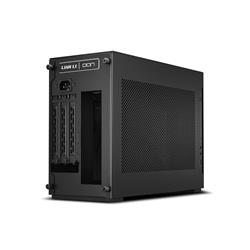 LIAN LI A4-H2O Black SPCC / Aluminum Mini-ITX Computer Case, PCI4.0 Riser Card Cable Included (A4-H2O X4)