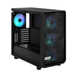 Fractal Design Meshify 2 RGB Black TG Light Tinted Tempered Glass Window ATX Mid Tower Computer Case