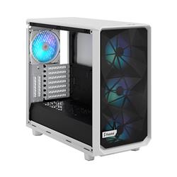 Fractal Design Meshify 2 RGB White TG Clear Tinted Tempered Glass Window ATX Mid Tower Computer Case(Open Box)