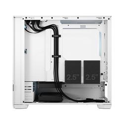 FRACTAL DESIGN Pop Mini Air RGB White TG mATX High-Airflow Clear Tempered Glass Window Mid Tower Computer Case