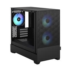 FRACTAL DESIGN Pop Mini Air RGB Black TG mATX High-Airflow Clear Tempered Glass Window Mid Tower Computer Case(Open Box)