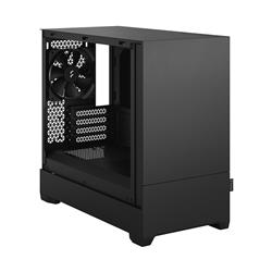 FRACTAL DESIGN Pop Mini Silent Black mATX Sound Damped Solid Panel Mid Tower Computer Case