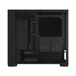 FRACTAL DESIGN Pop Mini Silent Black mATX Sound Damped Solid Panel Mid Tower Computer Case