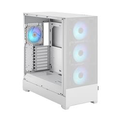 FRACTAL DESIGN Pop XL Air RGB White TG ATX High-Airflow Clear Tempered Glass Window Full Tower Computer Case