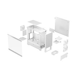 FRACTAL DESIGN Pop Air White TG ATX High-Airflow Clear Tempered Glass Window Mid Tower Computer Case