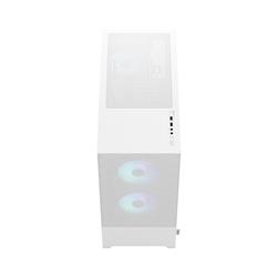 FRACTAL DESIGN Pop Air RGB White TG ATX High-Airflow Clear Tempered Glass Window Mid Tower Computer Case(Open Box)