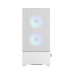 FRACTAL DESIGN Pop Air RGB White TG ATX High-Airflow Clear Tempered Glass Window Mid Tower Computer Case(Open Box)