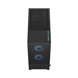 FRACTAL DESIGN Pop Air RGB Black Cyan Core TG ATX High-Airflow Clear Tempered Glass Window Mid Tower Computer Case