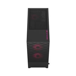 FRACTAL DESIGN Pop Air RGB Black Magenta Core TG ATX High-Airflow Clear Tempered Glass Window Mid Tower Computer Case