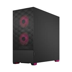 FRACTAL DESIGN Pop Air RGB Black Magenta Core TG ATX High-Airflow Clear Tempered Glass Window Mid Tower Computer Case